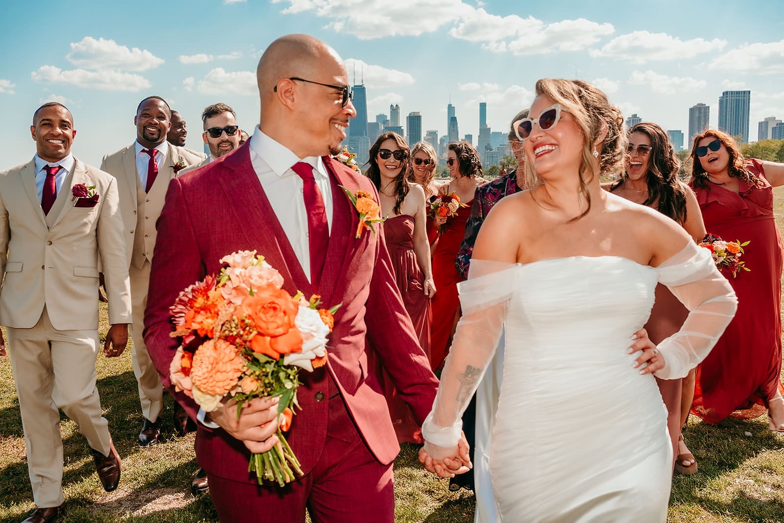 non-traditional luxury wedding at Trigger Chicago