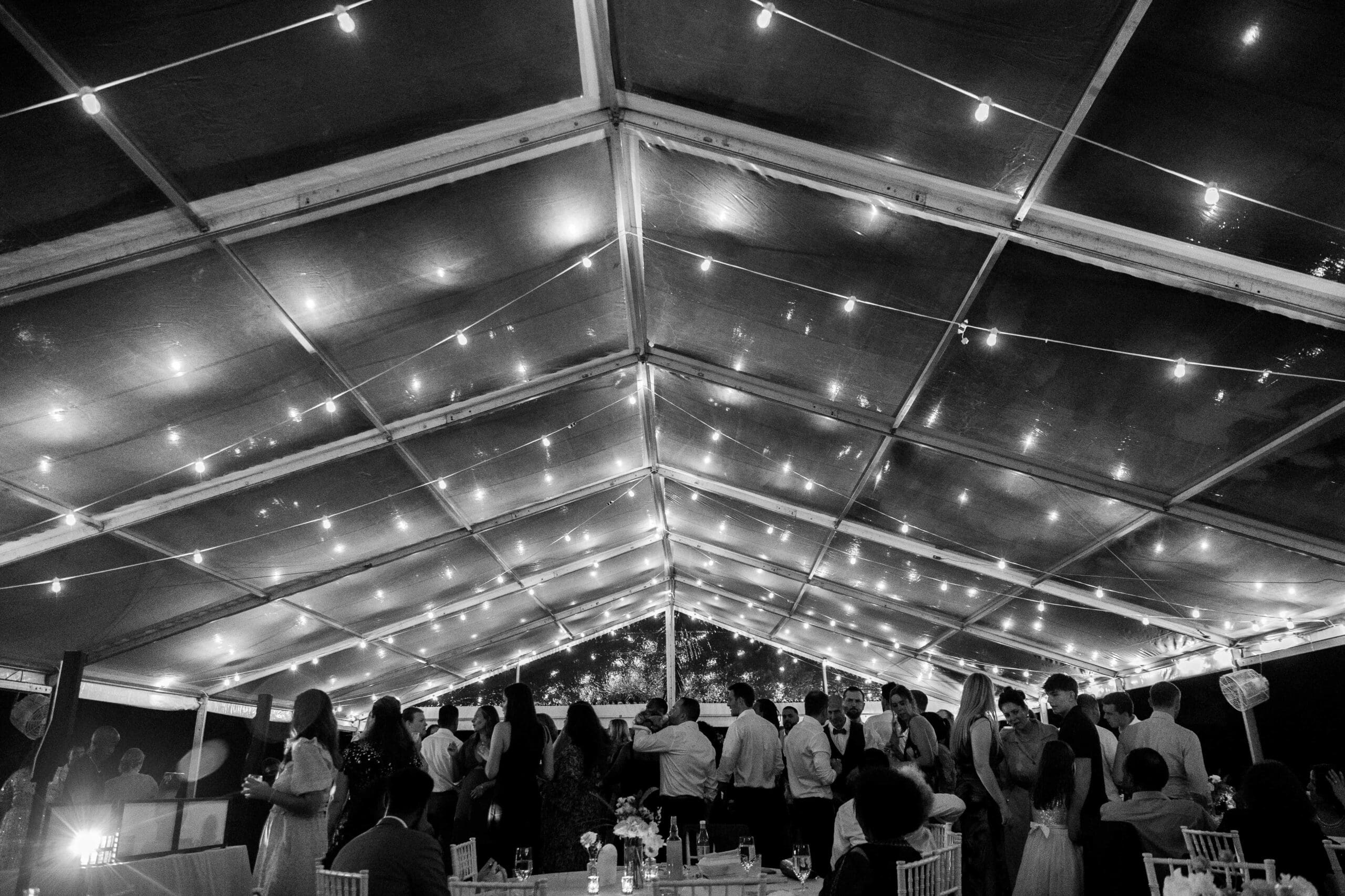 tented wedding in chicago residence